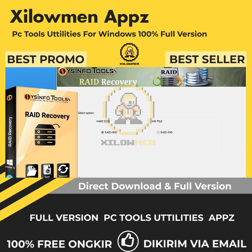 [Full Version] SysInfoTools RAID Recovery Pro PC Tools Software Utilities Lifetime Win OS