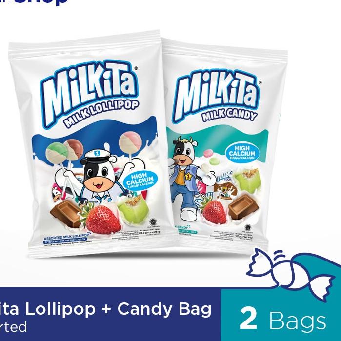 

♪ Milkita Lollipop dan Candy Bag Assorted Premium ➨