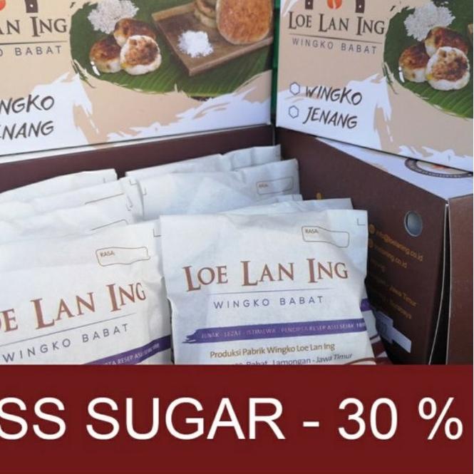 

۩ Loe Lan Ing Wingko Isi 10 Less Sugar ♗