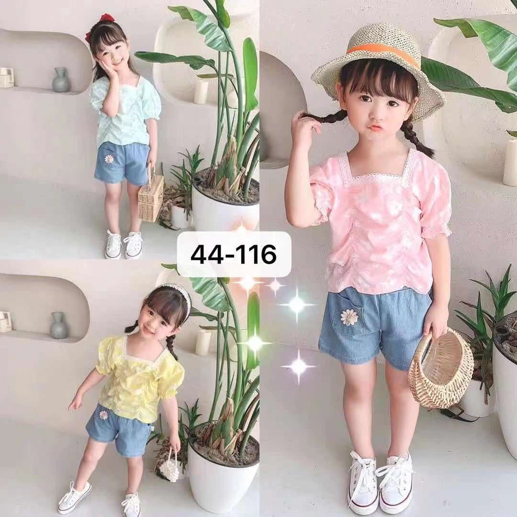 R172 - Pakaian Import Anak Cewek/ Setelan Anak Cewek 1-4 Tahun Import / Baju Anak Cewek Import Motif