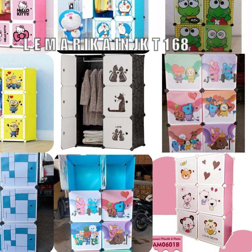 ℮ SHENAR (5KG) COD LEMARI PLASTIK 2X3 LEMARI SERBAGUNA LEMARI PORTABLE LEMARI KARAKTER MULTIFUNGSI| 