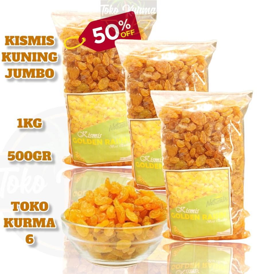 

✱ KISMIS KUNING JUMBO 1KG ☊