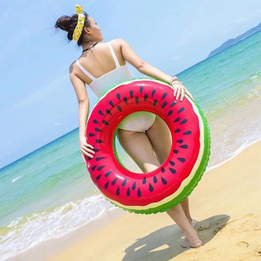 Pelampung Semangka Ban Renang Semangka Watermelon 80CM/Pelampung Dewasa/Pelampung Semangka/Pelampung