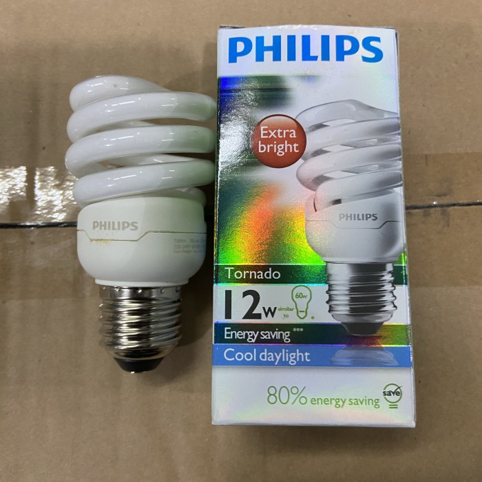 Philips tornado 12watt putih