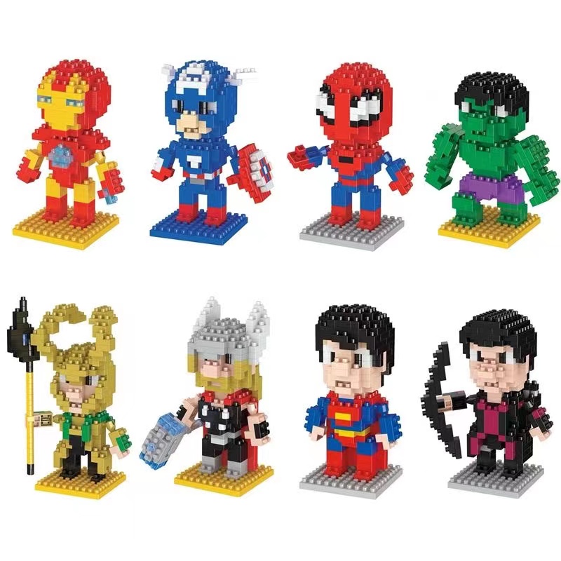 Avengers endgame Building Blocks Lego Minifigures Super Heroes Black Janda Mainan Untuk Anak