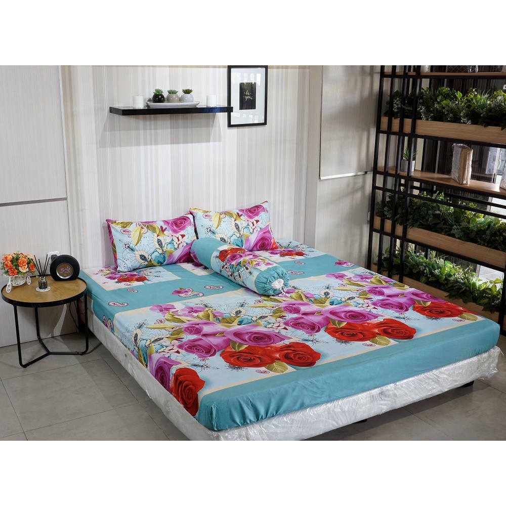 Idola Style Veronica Sprei 100 / 120 Micro Print Tinggi 20 cm MP-8003