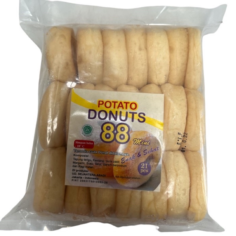 Donut kentang enak lembut dg dg gula halus