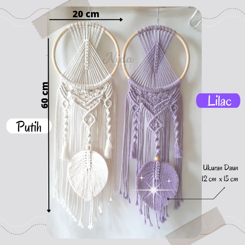 Hiasan Dinding Macrame / Hiasan Dinding Macrame  Aesthetic / Hiasan Dinding Macrame Gantung