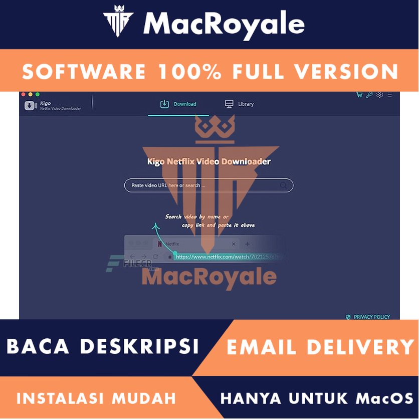 [MacOS] Kigo Netflix Video Downloader Full Version Lifetime Full Garansi