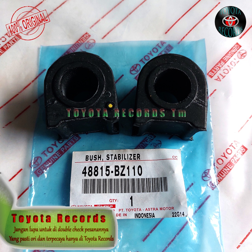 Karet Stabil Shaft Toyota Rush (lubang besar) Original Toyota 48815-BZ110