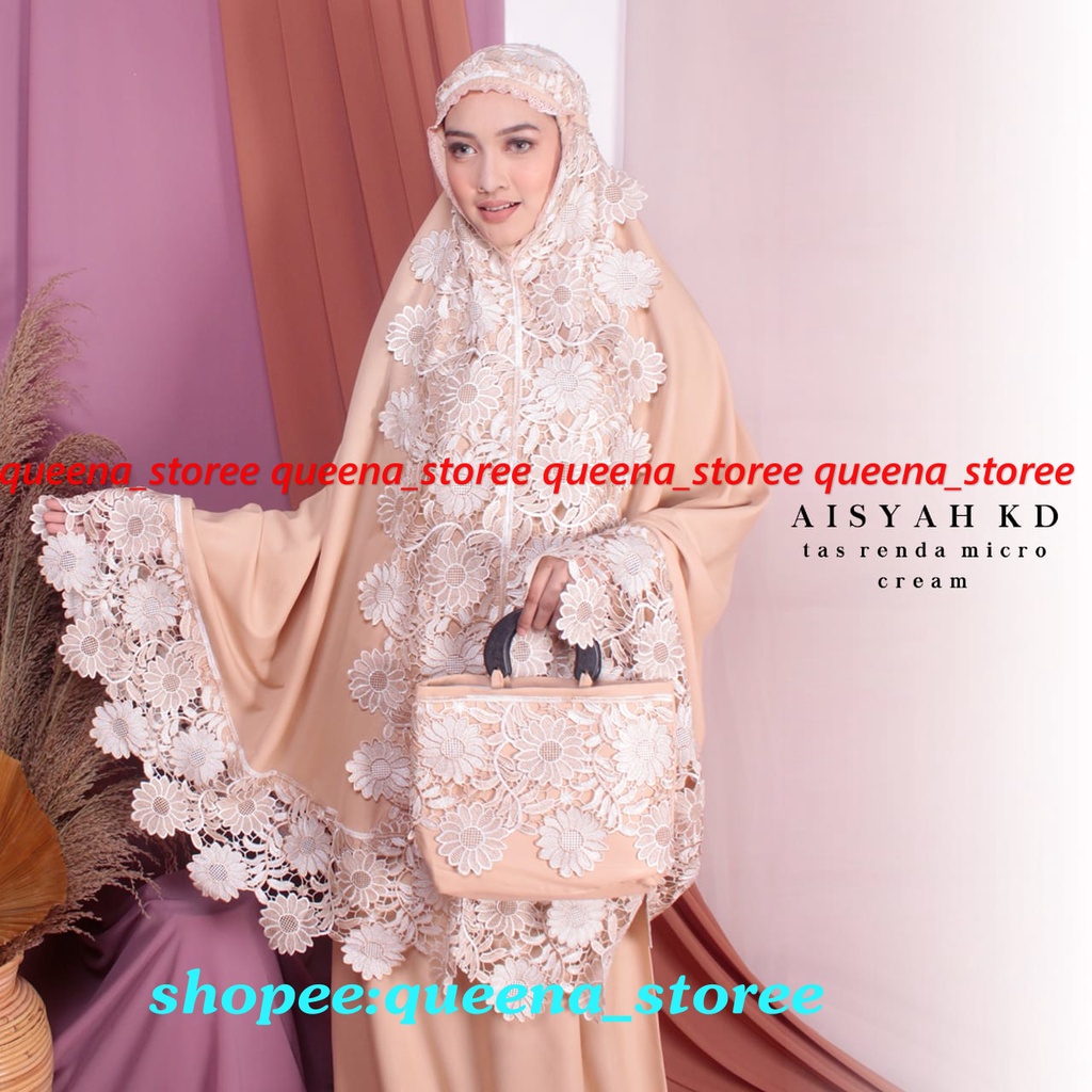 MUKENA PRADA PRINCESS AWIRA RENDA KD FULL MAHADEWA MICRO JUMBO MUKENA PRADA RENDA KEONG KD FULL MUKE