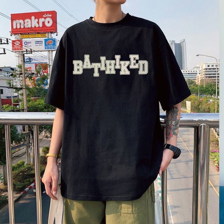 RDGF official shop 2023 versi Korea baru pola huruf kaos murah kaos t shirt oversize kaos kekinian atasan kaos kaos hitam oversize PRIA &amp; WANITA (UNISEX)