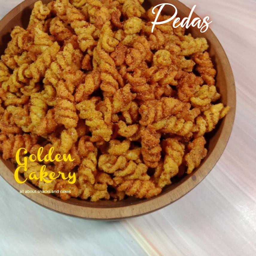 

❆ Pasta Makaroni Spiral Viral Gurih Renyah - 1 kg ♣