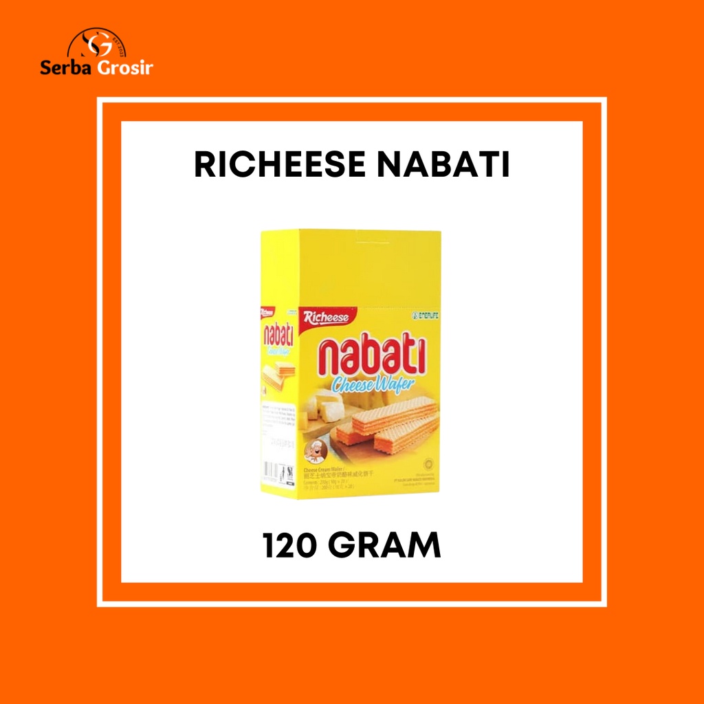 

RICHEESE NABATI WAFER KEJU 20 X 7,5 GRAM