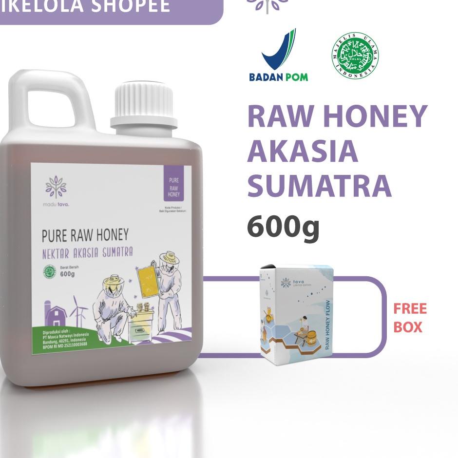 

▼ Asli Murni 600gr Tava Grade A Nektar Akasia Sumatra 100% Alami Pure Natural Raw Honey ➴