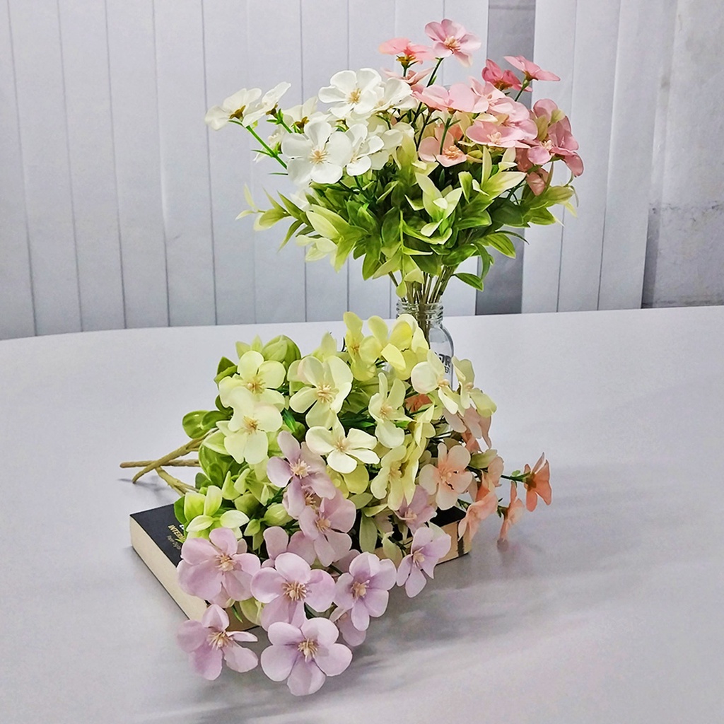 AND / COD / Bunga Hias Tangkai Buket Artificial Flowers Plastik Tanaman Bunga Dekorasi Rumah Murah Terkini PBP110