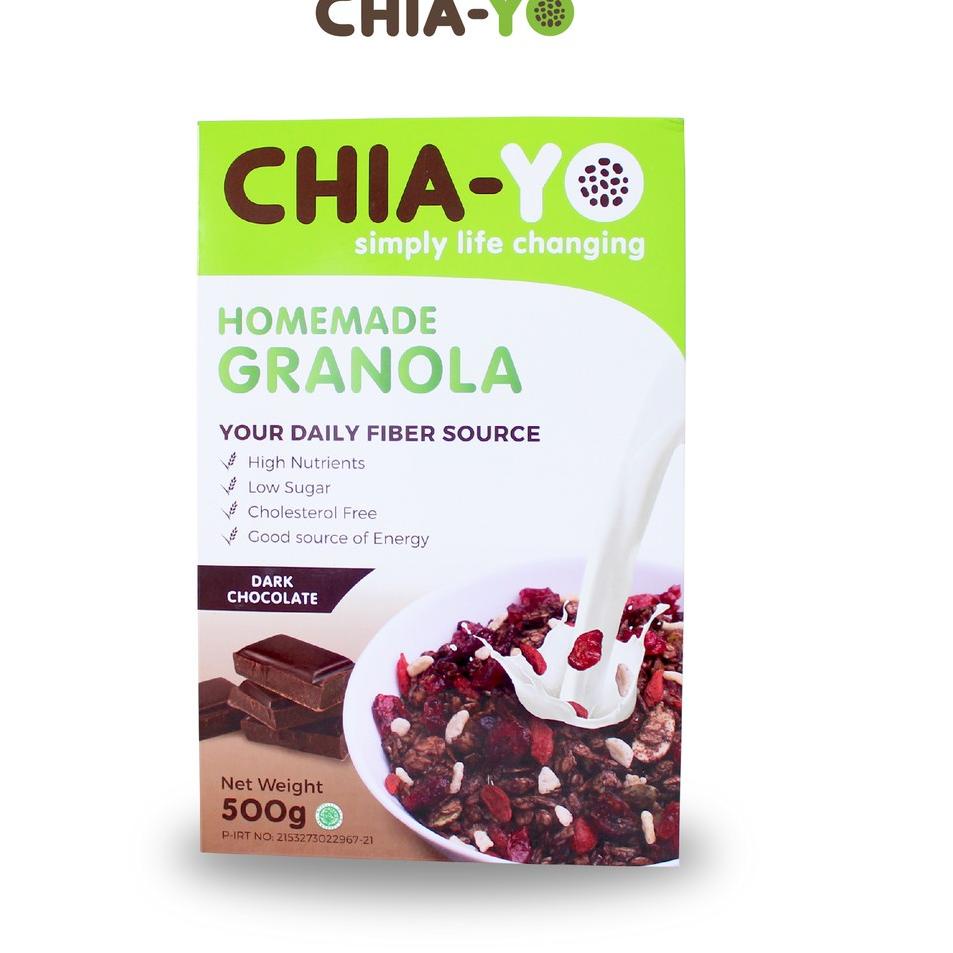 

☋ Chiayo Granola Dark Chocolate 500gr ➴