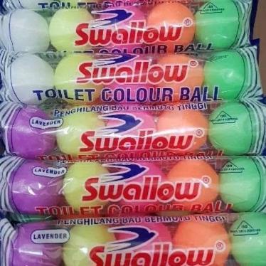 PROMO HARI INI Swallow Toilet Ball / Kamper Toilet isi 5pcs grosir