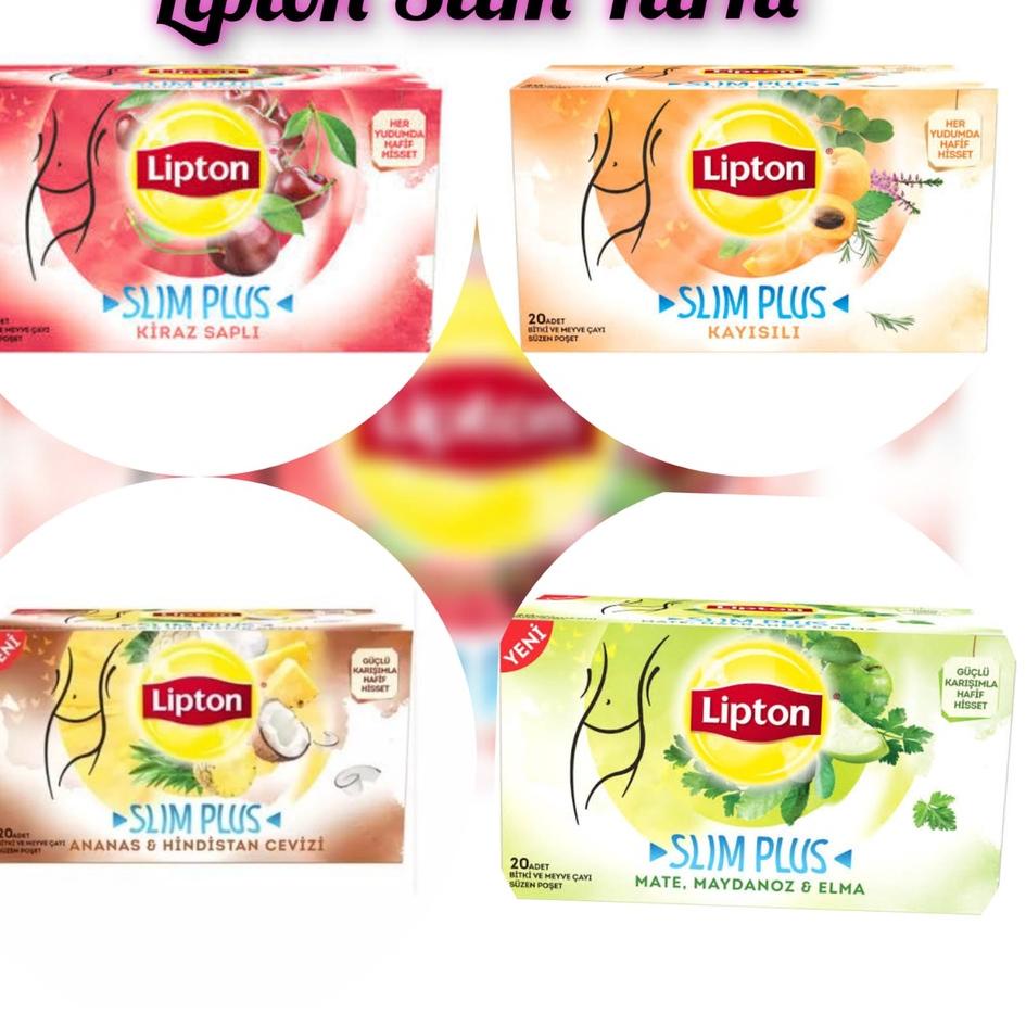 

COD✔️ LIPTON SLIM PLUS TURKI ORI Slimming Tea Turki | Teh Diet Lipton Turki Murah | Lipton Matcha