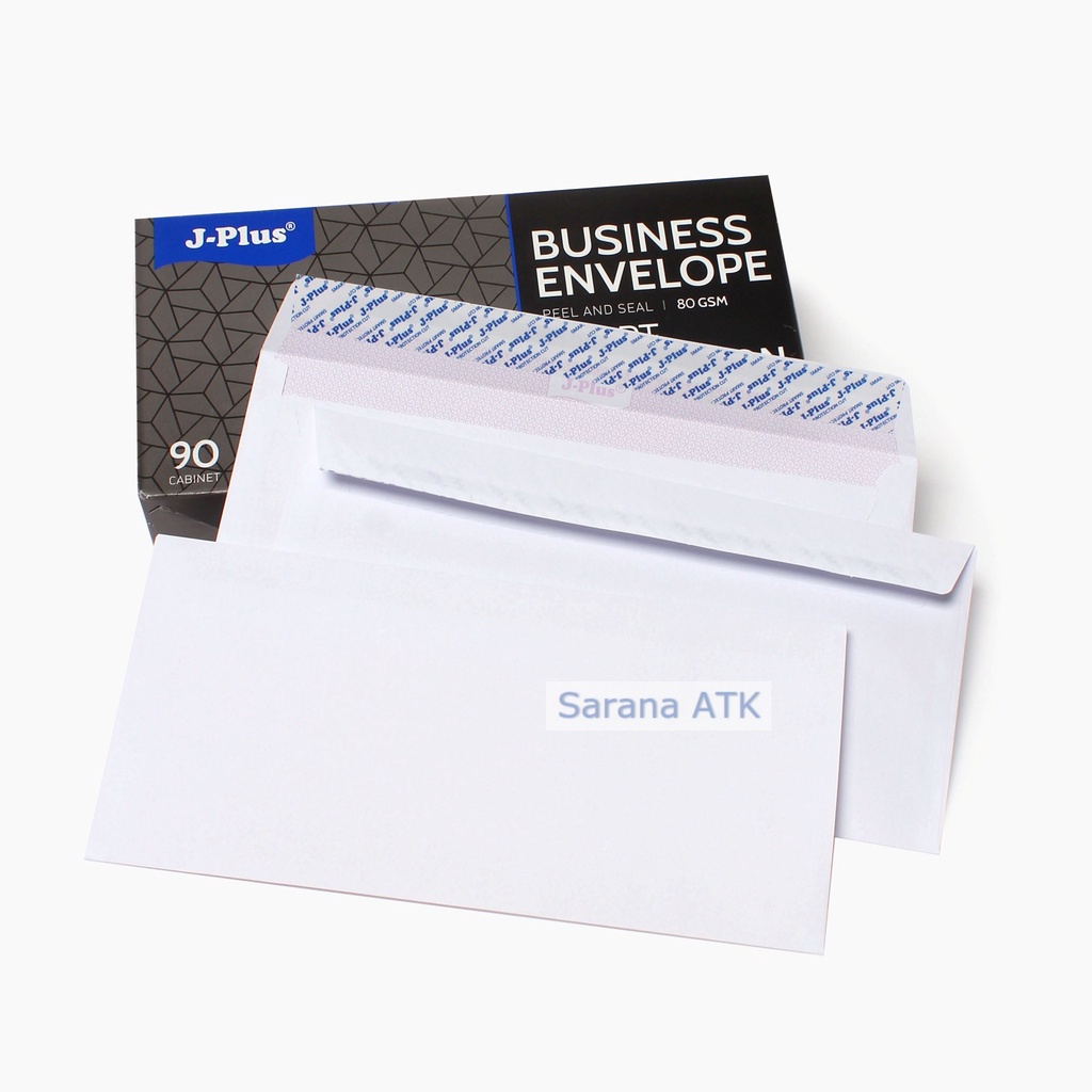 

JPLUS - Business Envelope 90 Cabinet 110 x 230 mm 100 sheets Pack RJ4