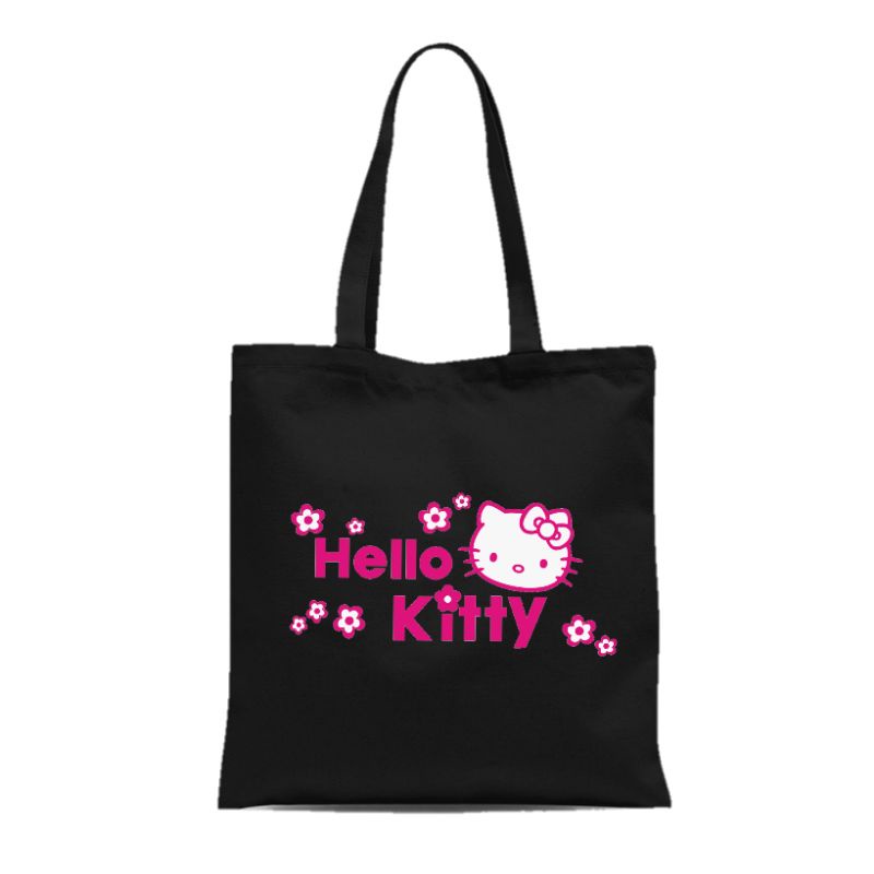 TOTEBAG KANVAS HELLO KITTY TERMURAH