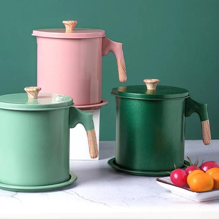 ✦ Oil Pot (Tempat Minyak) PINK TOSCA PUTIH ❂