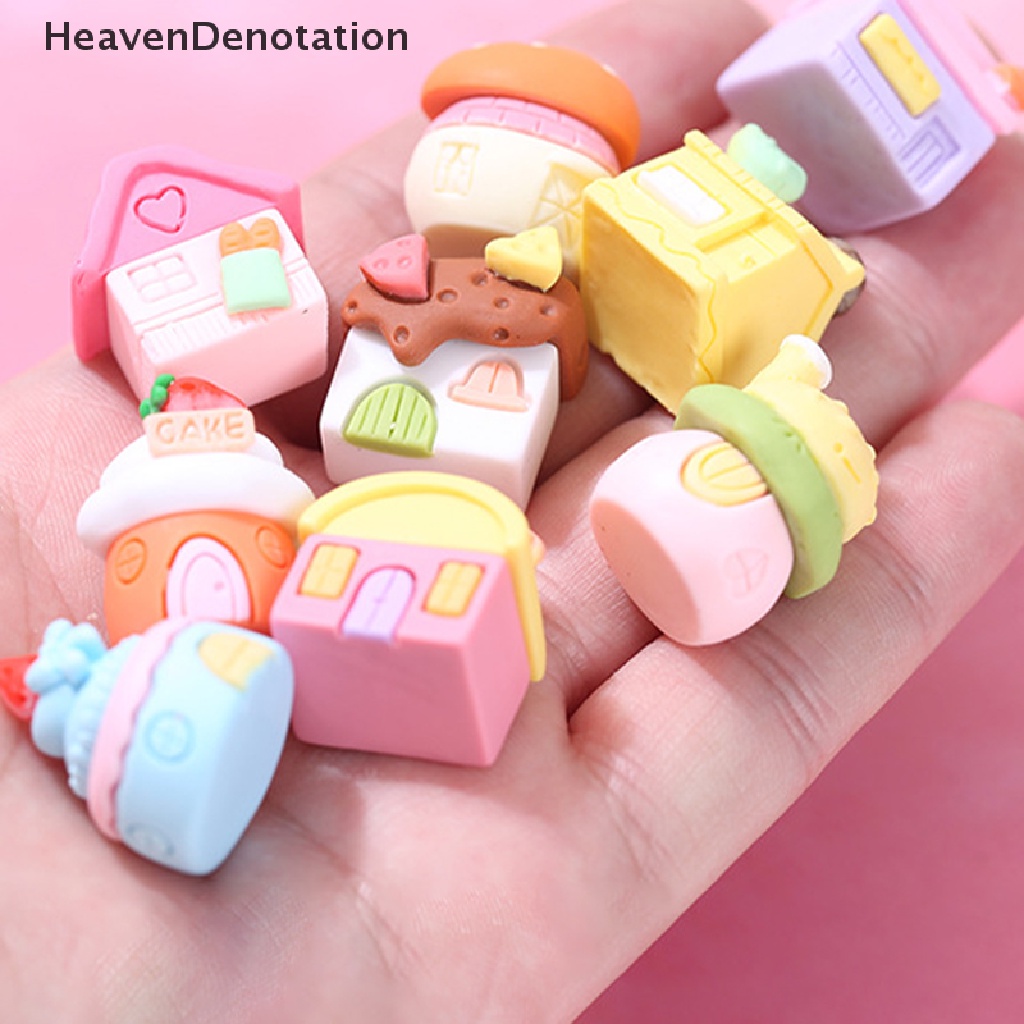 [HeavenDenotation] 1pc Dekorasi Rumah Boneka Rumah Kue mini model shoog Alat Peraga Adegan HDV