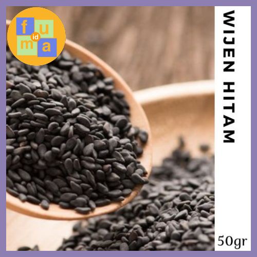 Wijen Hitam 50gr / Black Sesame seed / kualitas premium