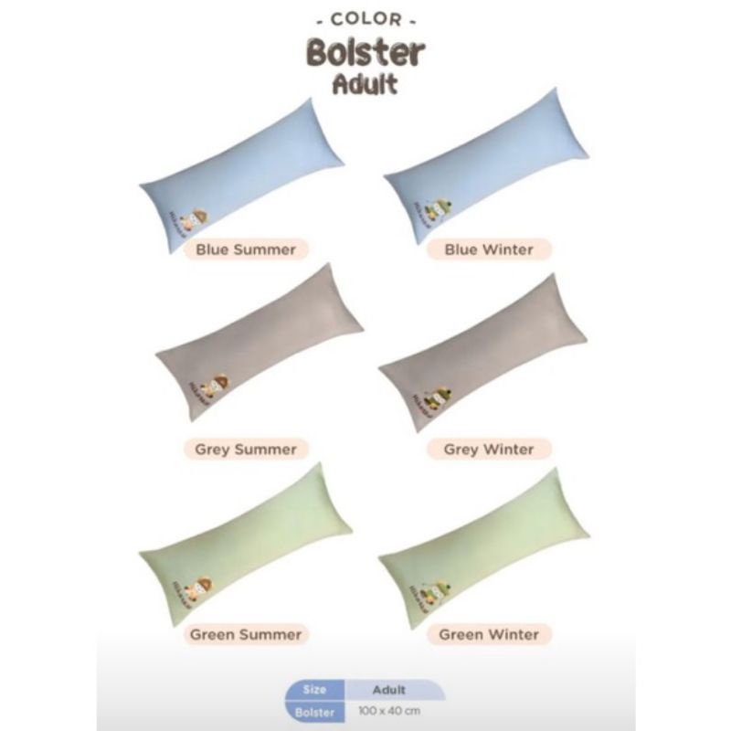Hikarusa Pillow Bolster Adult Series - Bantal Dan Guling Dewasa
