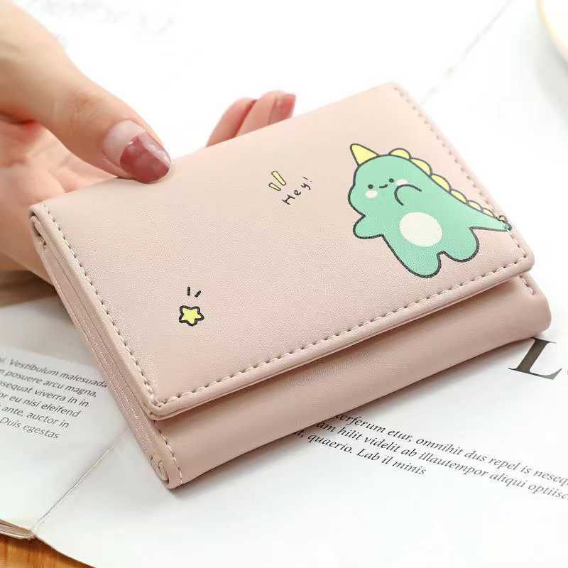 TASBLUE Dompet Lipat Mini Wanita/Dompet Wanita Motif Animal Cute Fashion Wanita Dompet Import Dompet Wanita Fashion Dompet Dompet Koin Mini D245