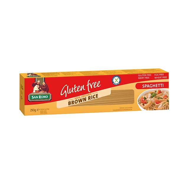 

SANREMO BROWN RICE SPAGHETTI 250G