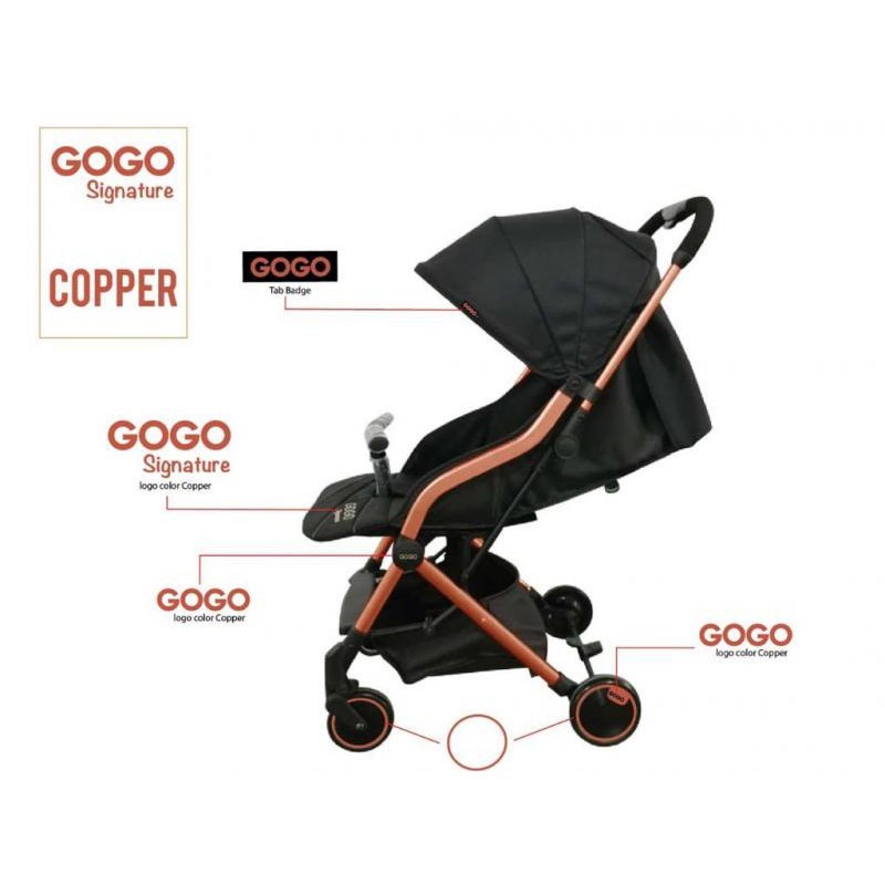 Stroller Cabin Size Dorongan Kereta Dorong Bayi Elle GOGO Signature