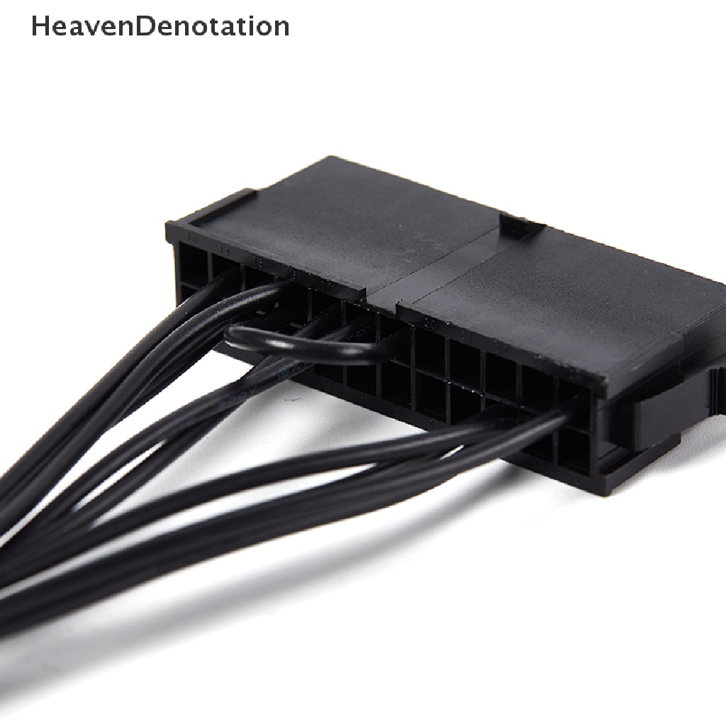 [HeavenDenotation] 24pin Ke 10pin ATX PSU Adaptor Daya Utama Kabel Power Supply 18AWG Kawat HDV