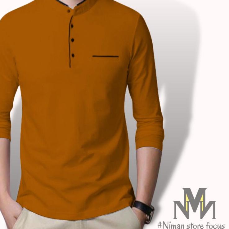 Terjangkau KAOS KERAH SAKU LENGAN PANJANG .... ....