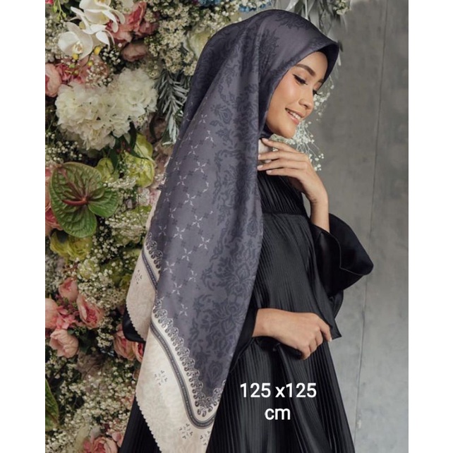 SALE HIJAB / ANGGIEE ABU SYARI / COD / KERUDUNG VOAL MOTIF / SEGI EMPAT SYARI / JILBAB TERBARU / LAS