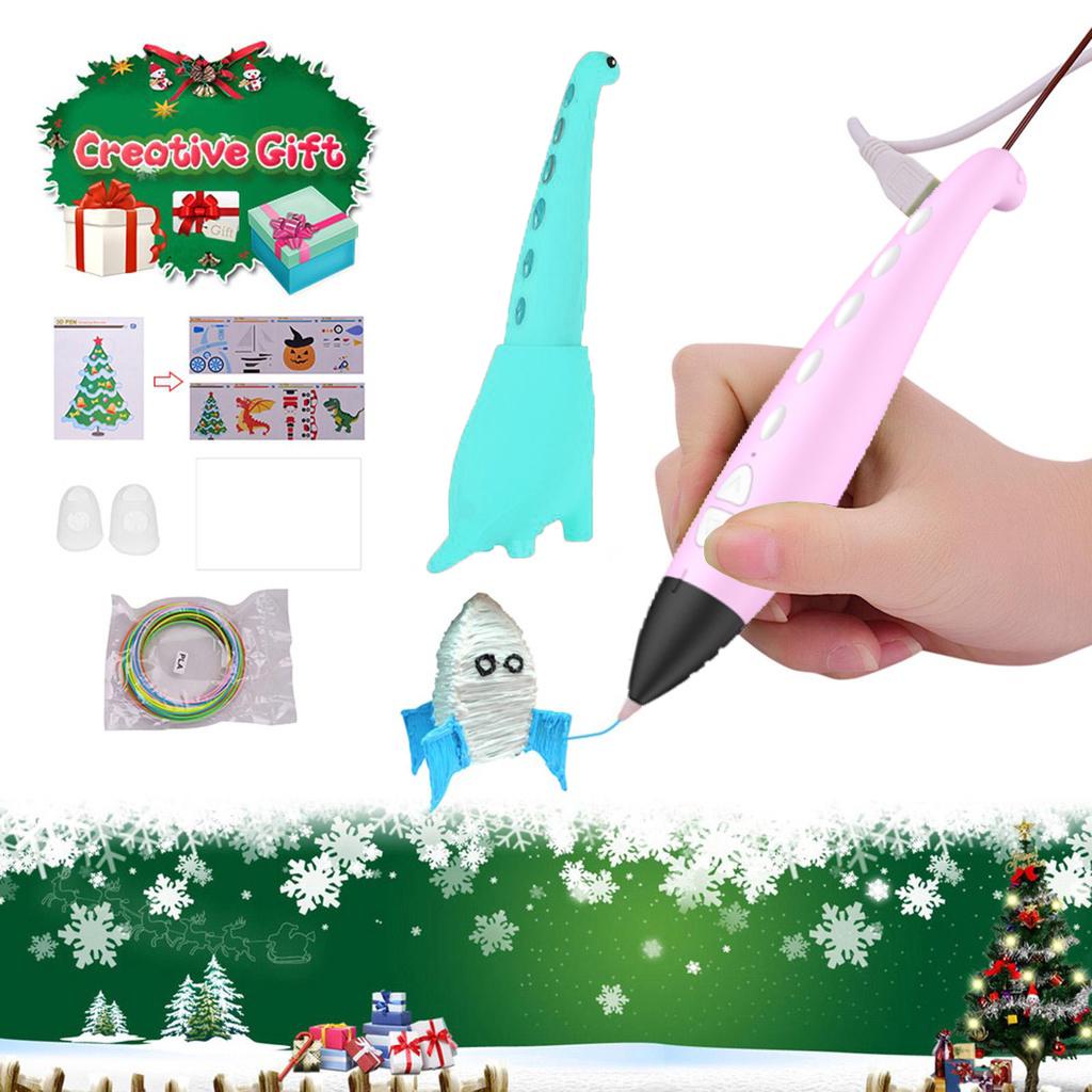 FLASH SALE!*COD  3D Printing pen 3D Printer Arts Pen Making Doodle Arts &amp; Crafts USB Cable 3D Printing Pen original Murah Intelligent 3D Printer Arts Pen Pulpen 3d Filament Making Doodle Arts&amp;Crafts