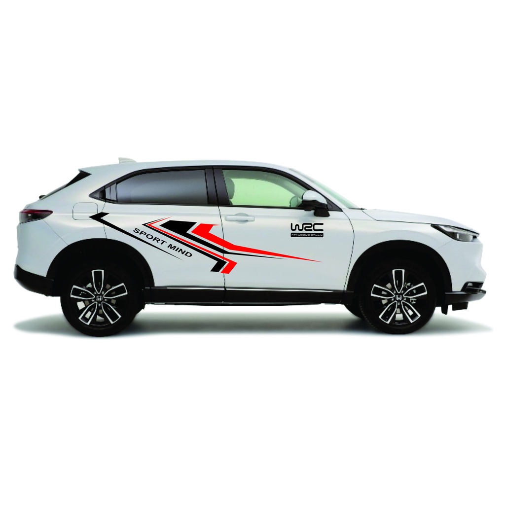 Cutting Stiker mobil honda hrv stiker body mobil hrv cutting stiker list body mobil hrv crv brv NS C