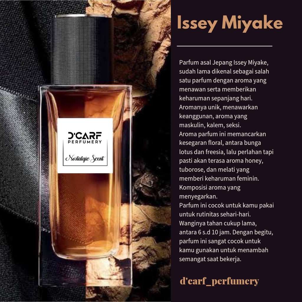 Issey Miyake Parfum Elegant Tahan Lama dan Awet, Parfum Original, Parfume, Parfum Pemikat Cewek, Cow