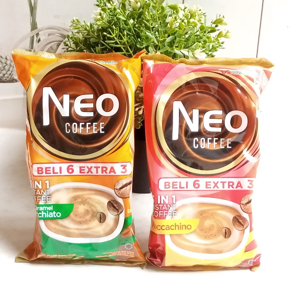 Neo Coffee Pack 6+3 Sacheet Tiramisu/Moccachino/Carame Machiato