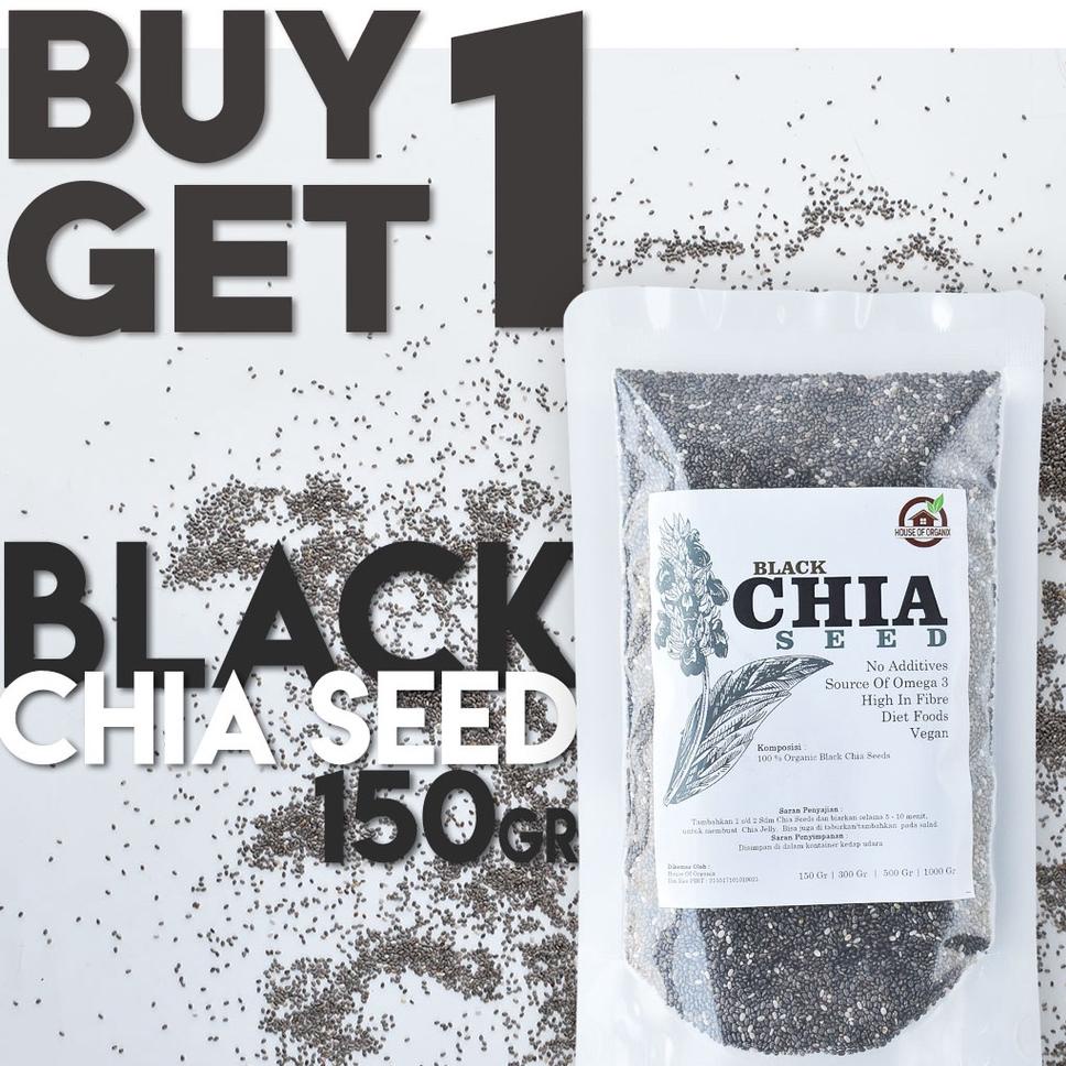 

➵ Buy 1 Get 1 Free Organic Black Chia Seed (150 gr) ☚