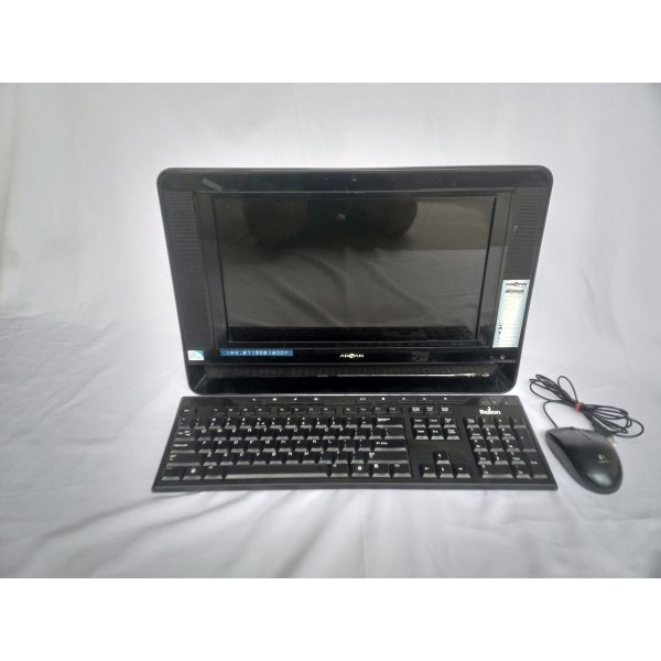 PC ALL IN ONE IRIT LISTRIK PROCESSOR DUAL CORE RAM 2 GB HDD 160 GB MANTAP BUAT BISNIS ONLINE