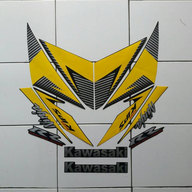 Striping ninja rr new 2014 kuning