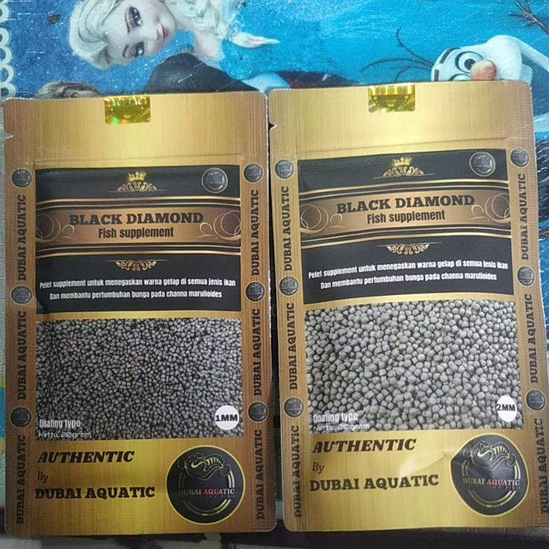 black diamond/pelet bunga