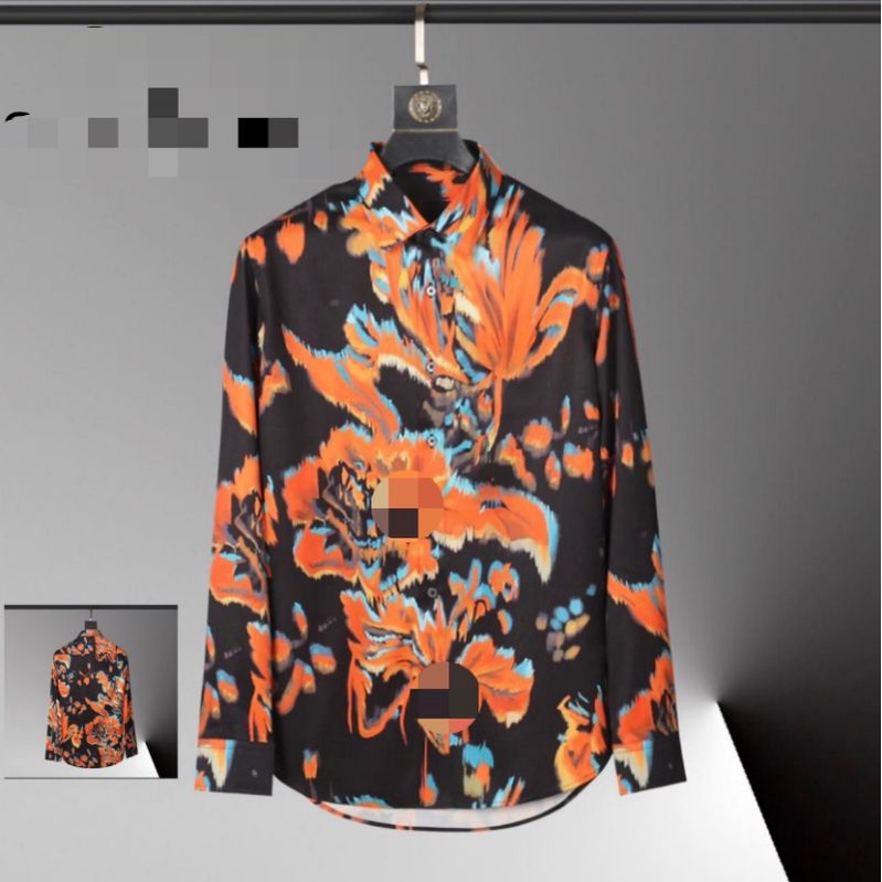 kemeja pria miror kemeja lengan panjang pria impor kemeja pria Alexandermcquen*miror kemeja lv* miro