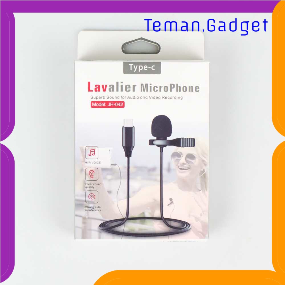 TG - KMR TaffSTUDIO Microphone Clip-on USB Type C for Smartphone - JH-042