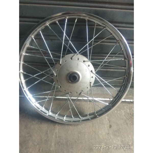 velg roda depan honda grand,prima,Supra tromol.barang second original lepasan motor.