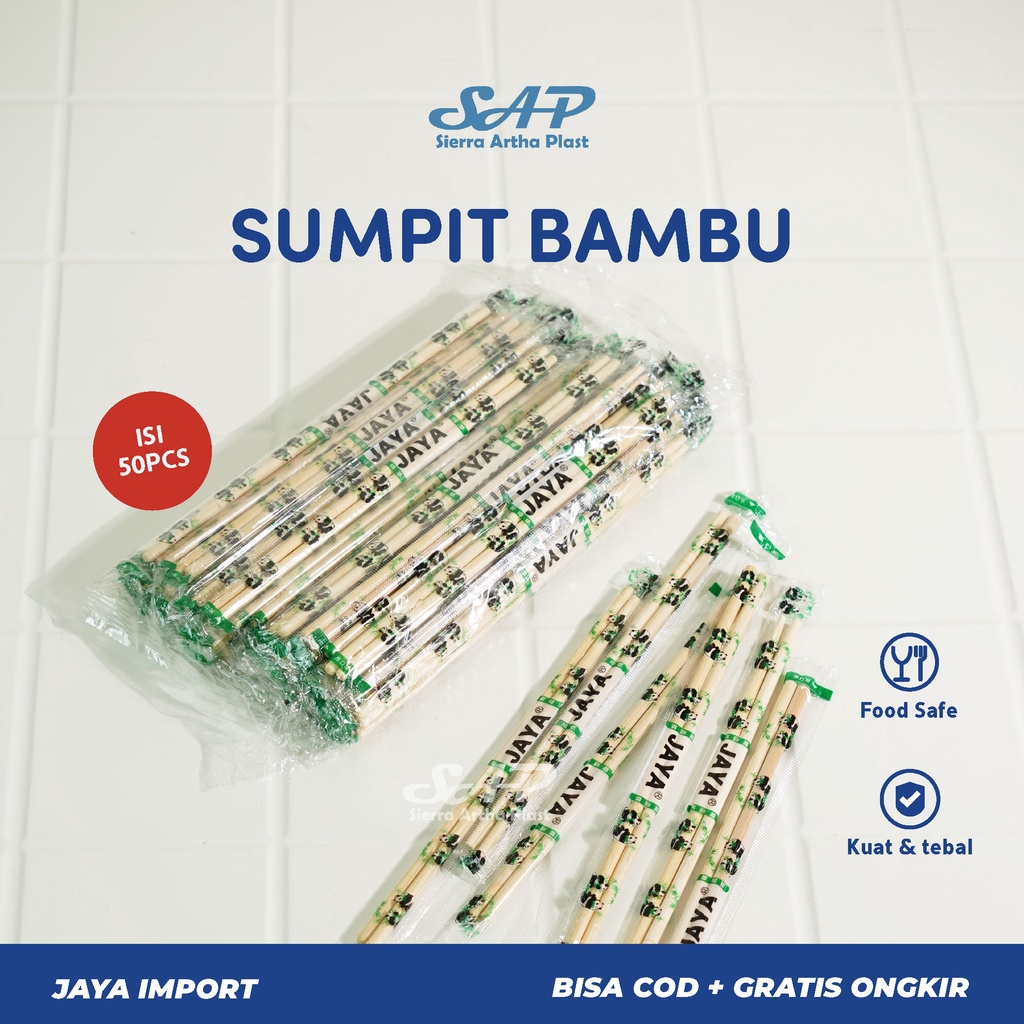 Sumpit Bambu Lokal Quality (1pack isi 50pcs) | Sumpit Bambu Import Quality (1pack isi 50pcs) | Sumpit Bambu (1pack isi 50pcs) | Sumpit Bambu Steril (1pack isi 50pcs) | Sumpit Bambu Murah (1pack isi 50pcs)