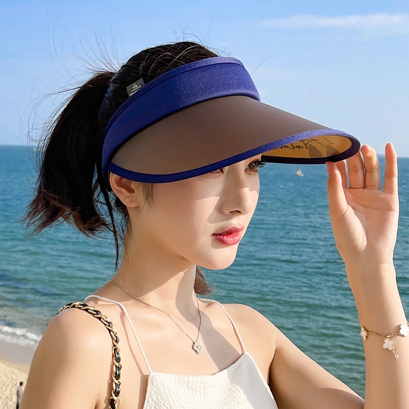 Tanpa Kepala anti-ultraviolet Pantai sun-shading open-top Topi Matahari Mata Besar