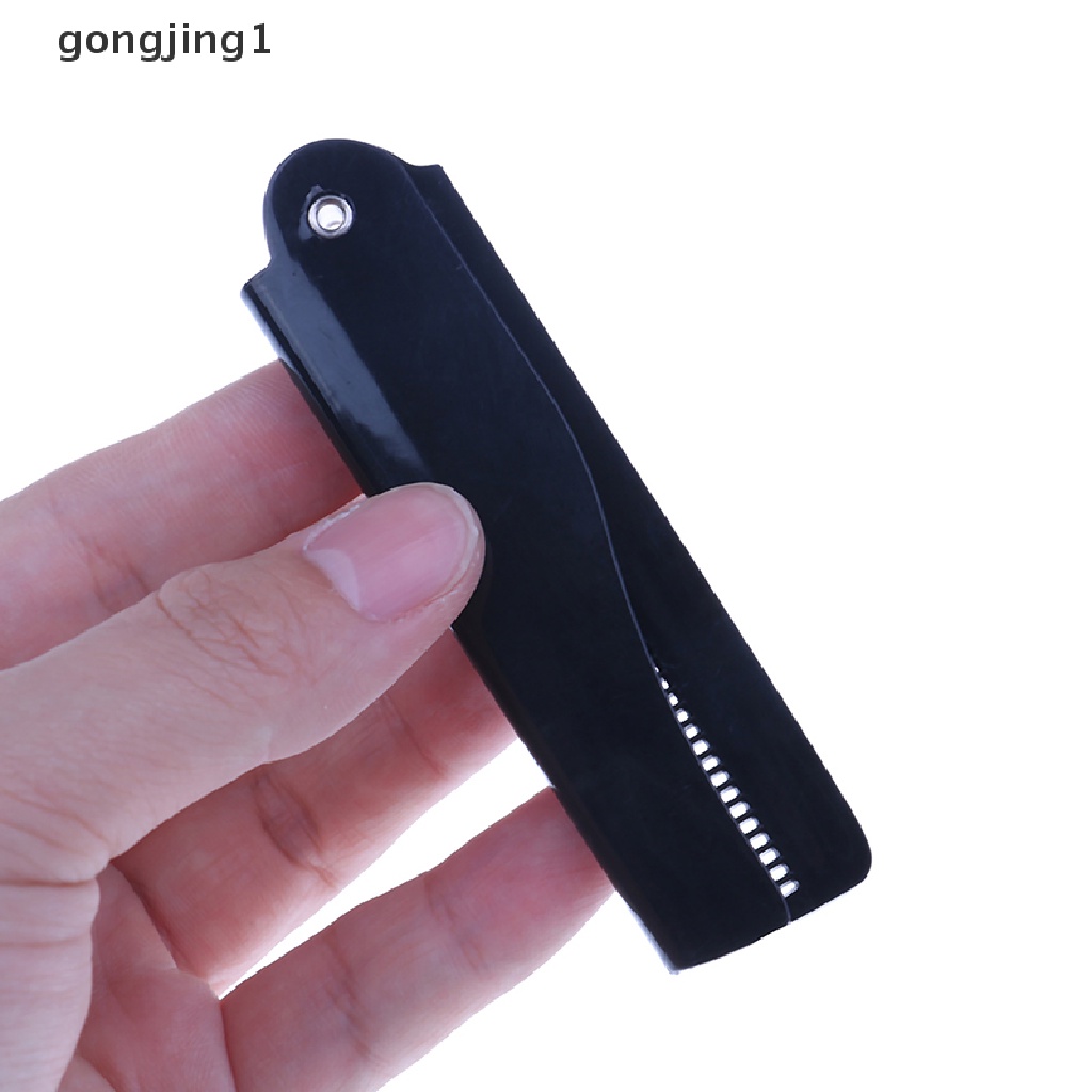 GGG New Fashion Men Women Beauty Folding Pocket Clip Hair Moustache Beard Comb Tool ID