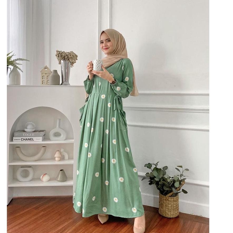 ✬ Gamis Milea / Dress Syari/ LD 120 cm / PB 130 cm / Gamis Rayon Premium / Dress Gamis Rayon Premium